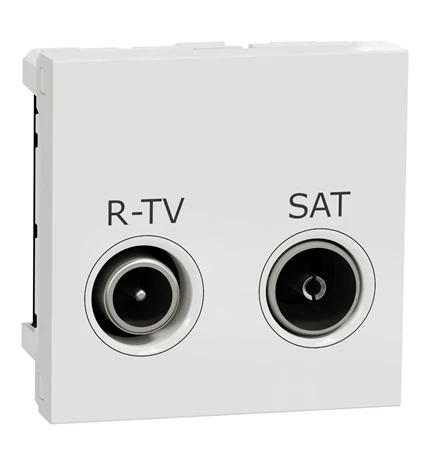 UTIČNICA UNICA TV-R/SAT INDIVID. 2M BIJELA
