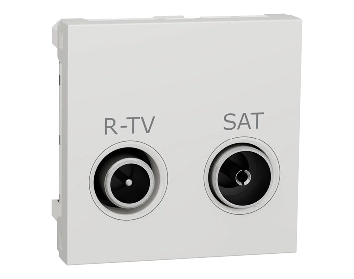 UTIČNICA UNICA TV-R/SAT PROLAZNA 2M BIJELA
