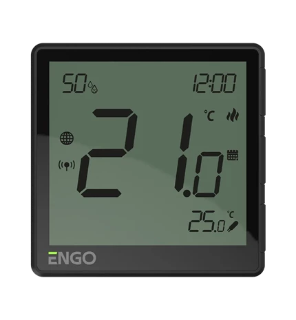 TERMOSTAT ENGO ONE ZigBee 230V UGRADBENI CRNI EONE230B 932342632