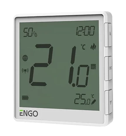 TERMOSTAT ENGO ONE ZigBee BATERIJA NADGRADNI BIJELI EONEBATW 932342633