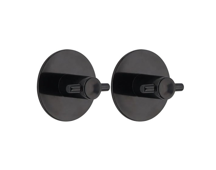 KUKICA ABS 2/1, OKRUGLA, 3M, CRNA, TENDANCE