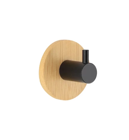 KUKICA BAMBUS/METAL, 3M, CRNA, TENDANCE