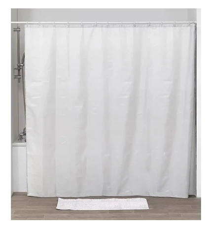 ZAVJESA ZA KADU + 16 PP KUKICA 240X200CM POLIESTER, BIJELA, TENDANCE