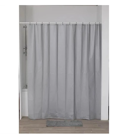 ZAVJESA ZA KADU 180X200CM EVA, SREBRNA, TENDANCE