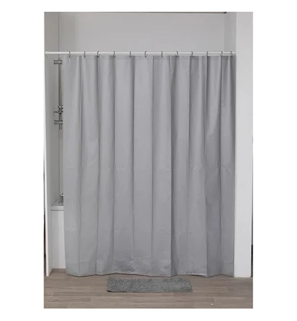 ZAVJESA ZA KADU 180X200CM EVA, SREBRNA, TENDANCE
