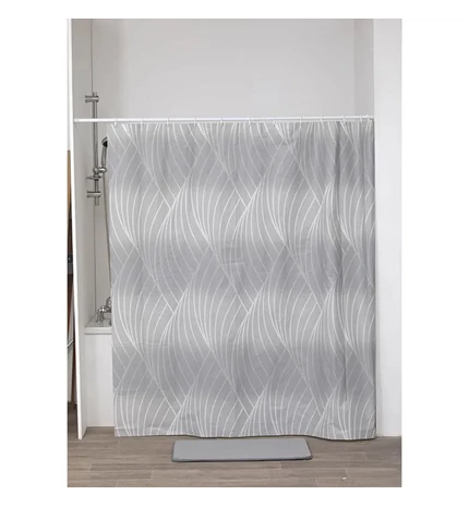 ZAVJESA ZA KADU 180X180CM + 12 BIJELIH KUKICA PEVA, PLAZA, TENDANCE