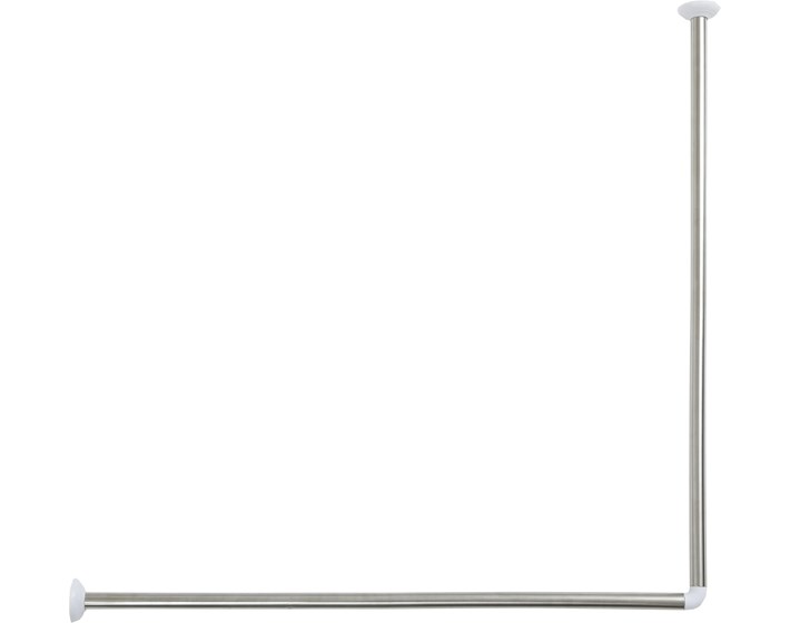 DRŽAČ ZAVJESE ZA KADU KUTNI 90X90 CM, INOX, TENDANCE