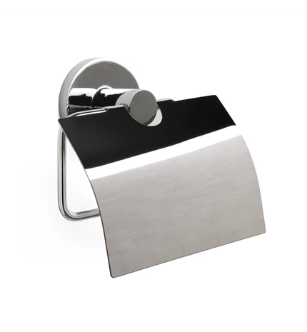 DRŽAČ TOALETNOG PAPIRA ZIDNI SA POKROVOM 12,5x4,5x12cm, INOX MARTINS, TATAY