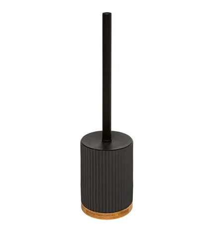 ČETKA WC MODERN, POLIRESIN/KAMEN, CRNA, FIVE
