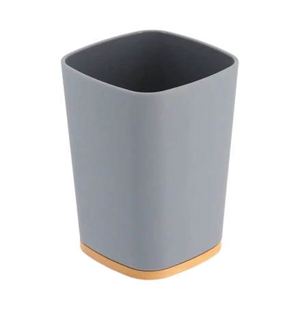 ČAŠA PISA GUMA/BAMBUS, SIVA, TENDANCE