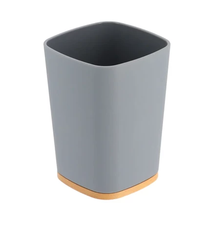 ČAŠA PISA GUMA/BAMBUS, SIVA, TENDANCE