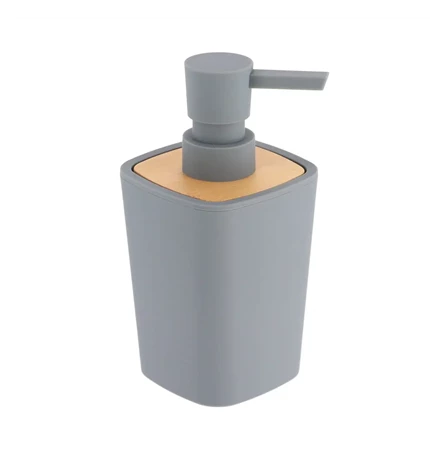 DOZATOR ZA SAPUN PISA 380 ML GUMA/BAMBUS, SIVI, TENDANCE