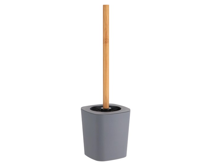 ČETKA WC PISA GUMA/BAMBUS, SIVA, TENDANCE