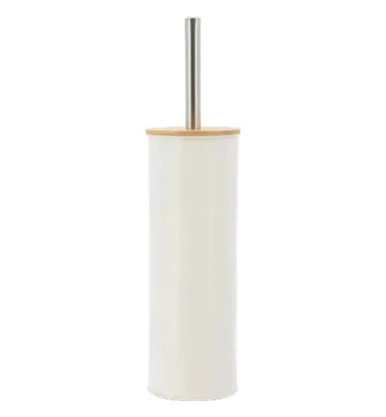 ČETKA WC METAL/BAMBUS, BIJELA, TENDANCE