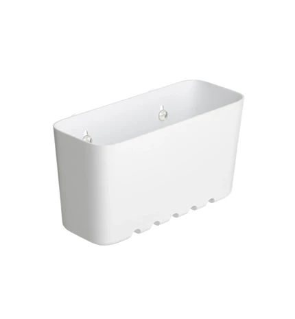 KOŠARA ZA ODLAGANJE ZIDNA 20x8,5x11cm PP, BIJELA STANDARD, TATAY