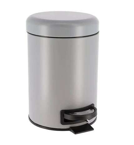 KANTA ZA SMEĆE NA PEDALU 3L SOFT CLOSE METAL, MAT SIVA, TENDANCE