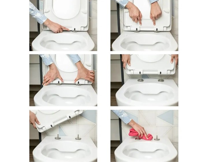 DASKA ZA WC ŠKOLJKU GEPARD SANITARY 41,8x35,6 cm, 2,5 kg, DUROPLAST, OKOV C9, BF