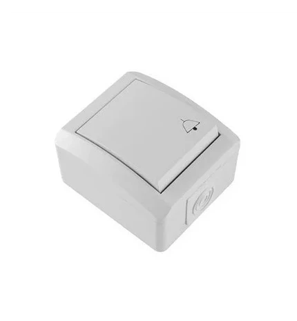 TIPKALO OG PVC ZA ZVONO 12.01.030. IP44 BIJELO