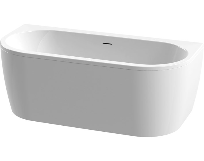 KADA 180x80 SLIM WALL  SLOT, BIJELA