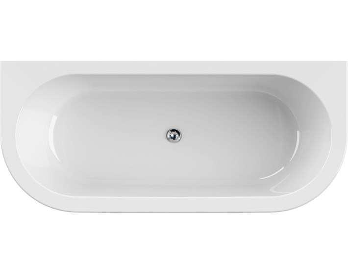 KADA 180x80 SLIM WALL  SLOT, BIJELA
