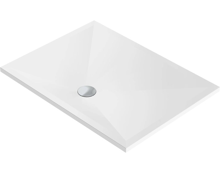 KADA TUŠ 90x80X3,5cm, OTVOR SIFONA fi90, FLAT