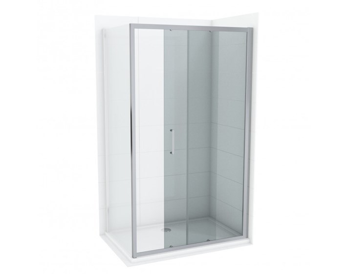 VRATA TUŠ KLIZNA ATLAS 120x195 KROM/PROZIRNO STAKLO 6mm