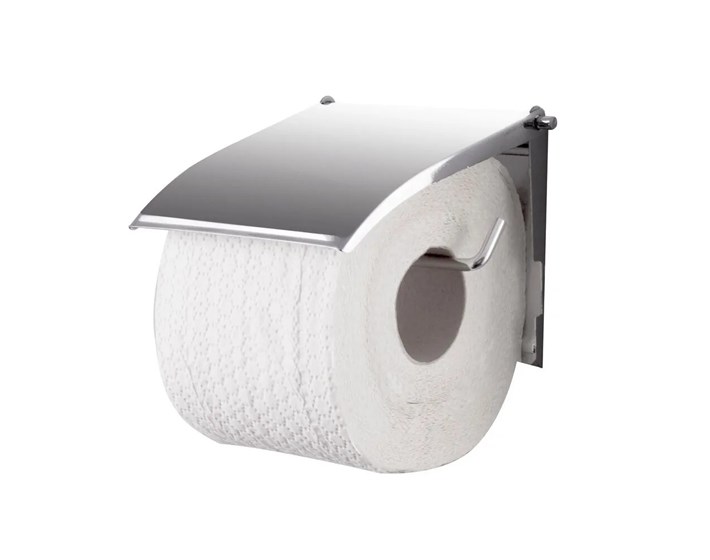 DRŽAČ ZA WC PAPIR S POKLOPCEM CHROME