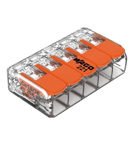 STEZALJKA WAGO S POLUGOM 5x4 0,14-4 mm P-P/F (25)