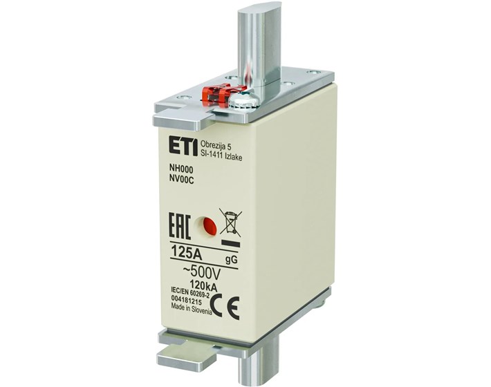 PATRONA NH000 gG 125A/500V  (3/120)