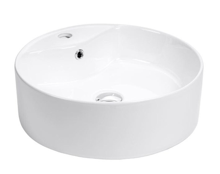 UMIVAONIK NADGRADNI BIJELI fi 465x160mm OKRUGLI S OTVOROM ZA SLAVINU MINOTTI