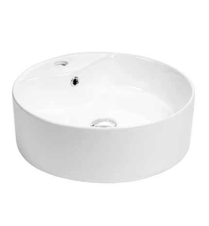 UMIVAONIK NADGRADNI BIJELI fi 465x160mm OKRUGLI S OTVOROM ZA SLAVINU MINOTTI