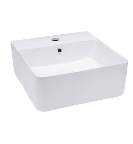 UMIVAONIK NADGRADNI BIJELI 400x425x155mm ČETVRTASTI S OTVOROM ZA SLAVINU MINOTTI