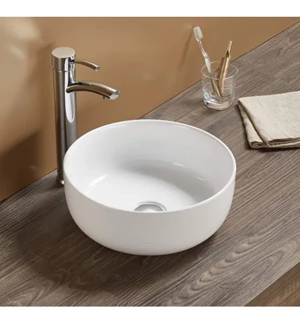 UMIVAONIK NADGRADNI BIJELI fi 358x137mm OKRUGLI MINOTTI