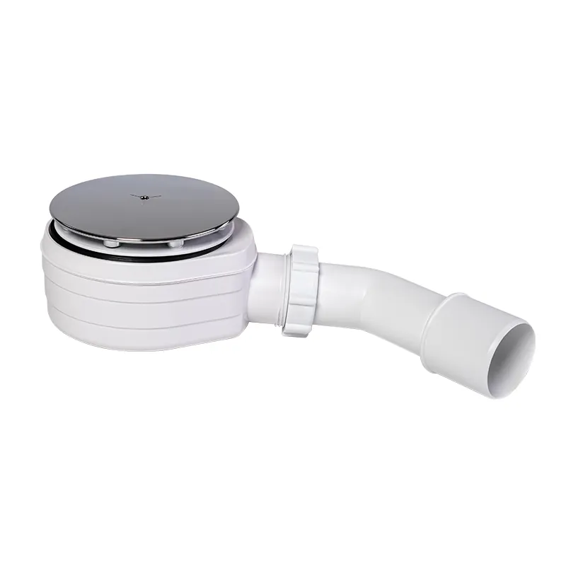 SIFON ZA TUŠ KADU fi 90 KROMIRANI PLITKI 62 mm
