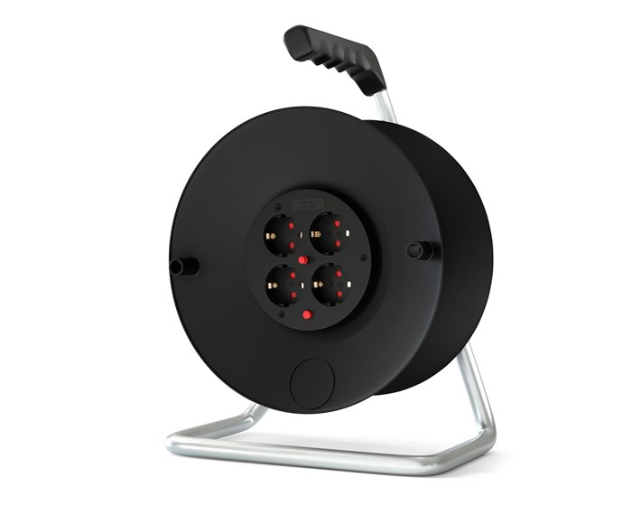 MOTALICA KABELSKA PRAZNA NA PVC BUBNJU 280 mm, MONOFAZNA, 16 A,230 V,3500 W,IP20