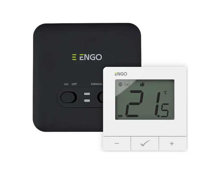 TERMOSTAT ENGO E20i-W, Wi-Fi BATERIJA, BIJELI, PRIJEMNIK 230V AC 50Hz 932312648