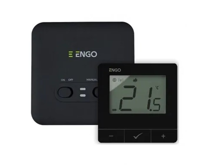 TERMOSTAT ENGO E20i-W, Wi-Fi BATERIJA, CRNI, PRIJEMNIK 230V AC 50Hz 932312647