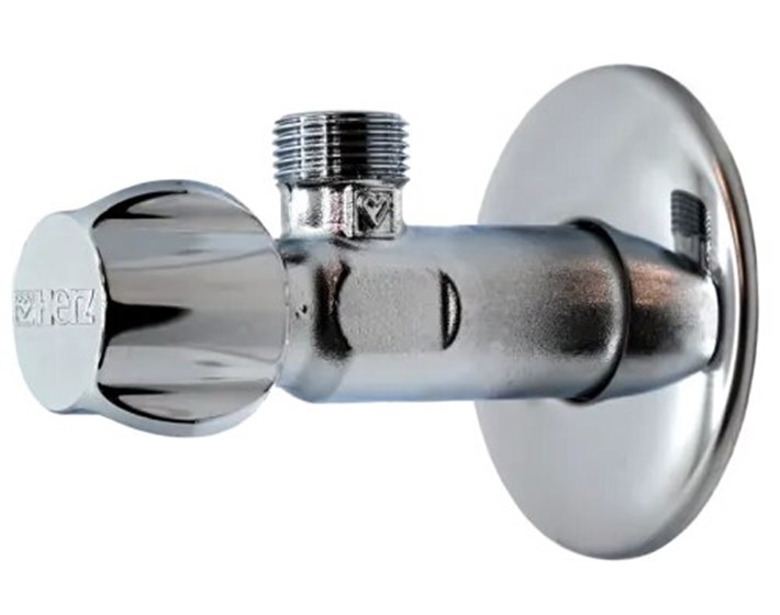 VENTIL KUTNI 1/2"x3/8" GUMA - DUŽI (56,5mm) HERZ KV 559 UH16000