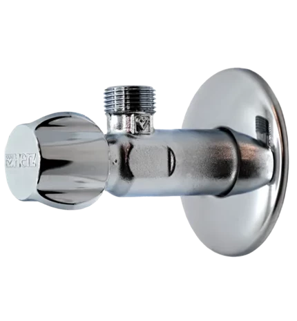 VENTIL KUTNI 1/2"x3/8" GUMA - DUŽI (56,5mm) HERZ KV 559 UH16000