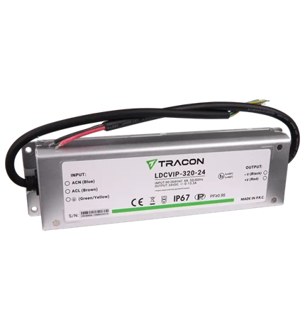 LED DRIVER,ZAŠTIĆENO METALNO KUĆIŠTE 90-264VAC/24VDC,320W,0-13,3A, IP67
