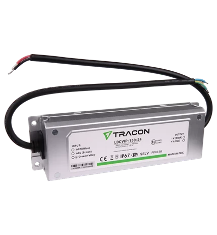 LED DRIVER,ZAŠTIĆENO METALNO KUĆIŠTE 100-240VAC/24VDC,150W,0-6,3A, IP67