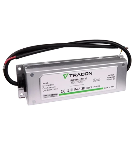 LED DRIVER,ZAŠTIĆENO METALNO KUĆIŠTE 100-240VAC/12VDC,150W,0-12,5A, IP67