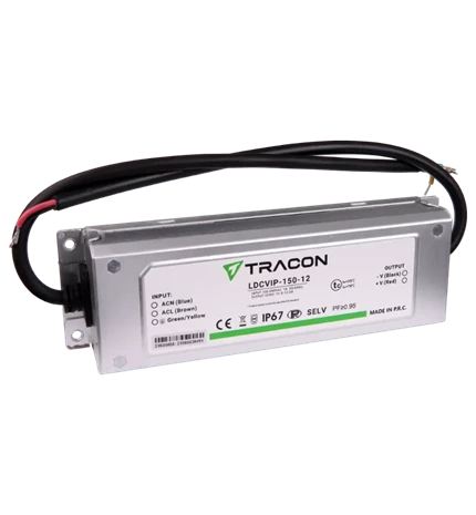 LED DRIVER,ZAŠTIĆENO METALNO KUĆIŠTE 100-240VAC/12VDC,150W,0-12,5A, IP67