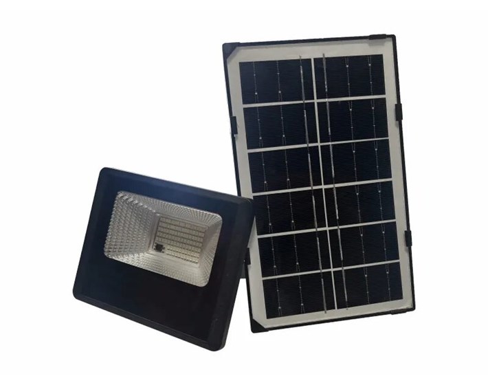 REFLEKTOR SOLARNI LED HOUSTON SA SENZOROM 50W 4000K IP65 BLACK S UPRAVLJAČEM