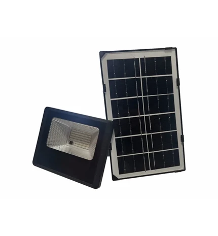 REFLEKTOR SOLARNI LED HOUSTON SA SENZOROM 50W 4000K IP65 BLACK S UPRAVLJAČEM