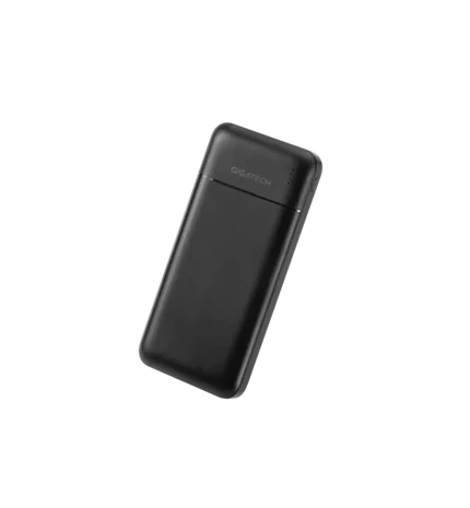 POWER BANK GIGATECH 10000 mAh, USB IZLAZI, CRNI