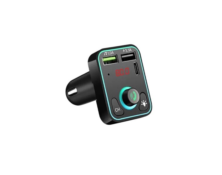 TRANSMITER FM BLUETOOTH I AUTOPUNJAČ GIGATECH BFT-470 S LED SVJETLIMA