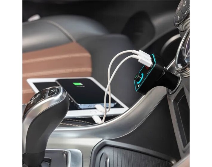 TRANSMITER FM BLUETOOTH I AUTOPUNJAČ GIGATECH BFT-470 S LED SVJETLIMA