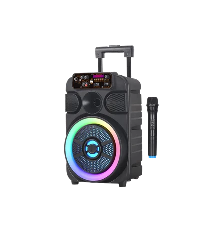 ZVUČNIK GIGATECH BSK-510 (FM/USB/TF/BT) 8" KARAOKE S BEŽIČNIM MIKROFONOM