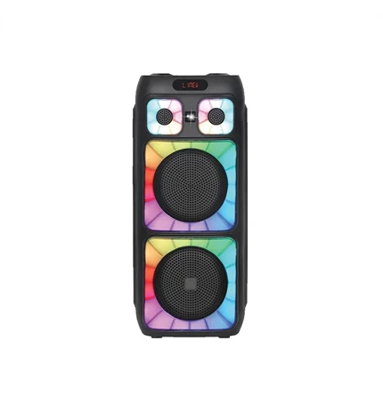 ZVUČNIK NDR-088 (FM/USB/TF/BT/TWS) 2 X 8" KARAOKE S BEŽIČNIM MIKROFONOM
